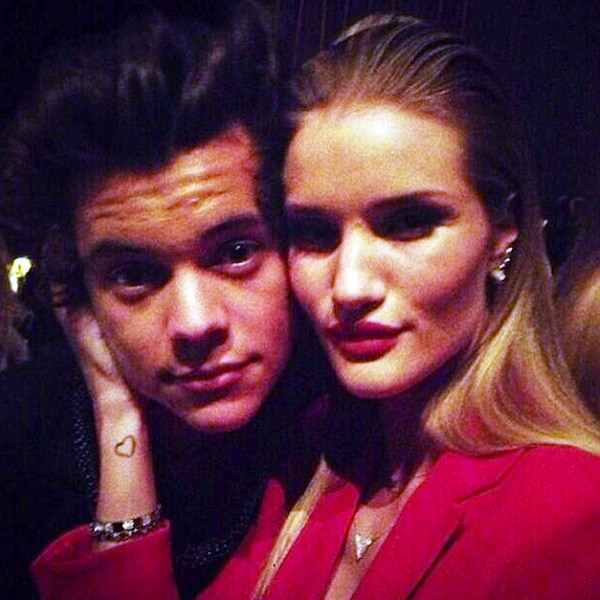 Harry Styles e Rosie Huntington-Whiteley Harry Styles e Rosie Huntington-Whiteley